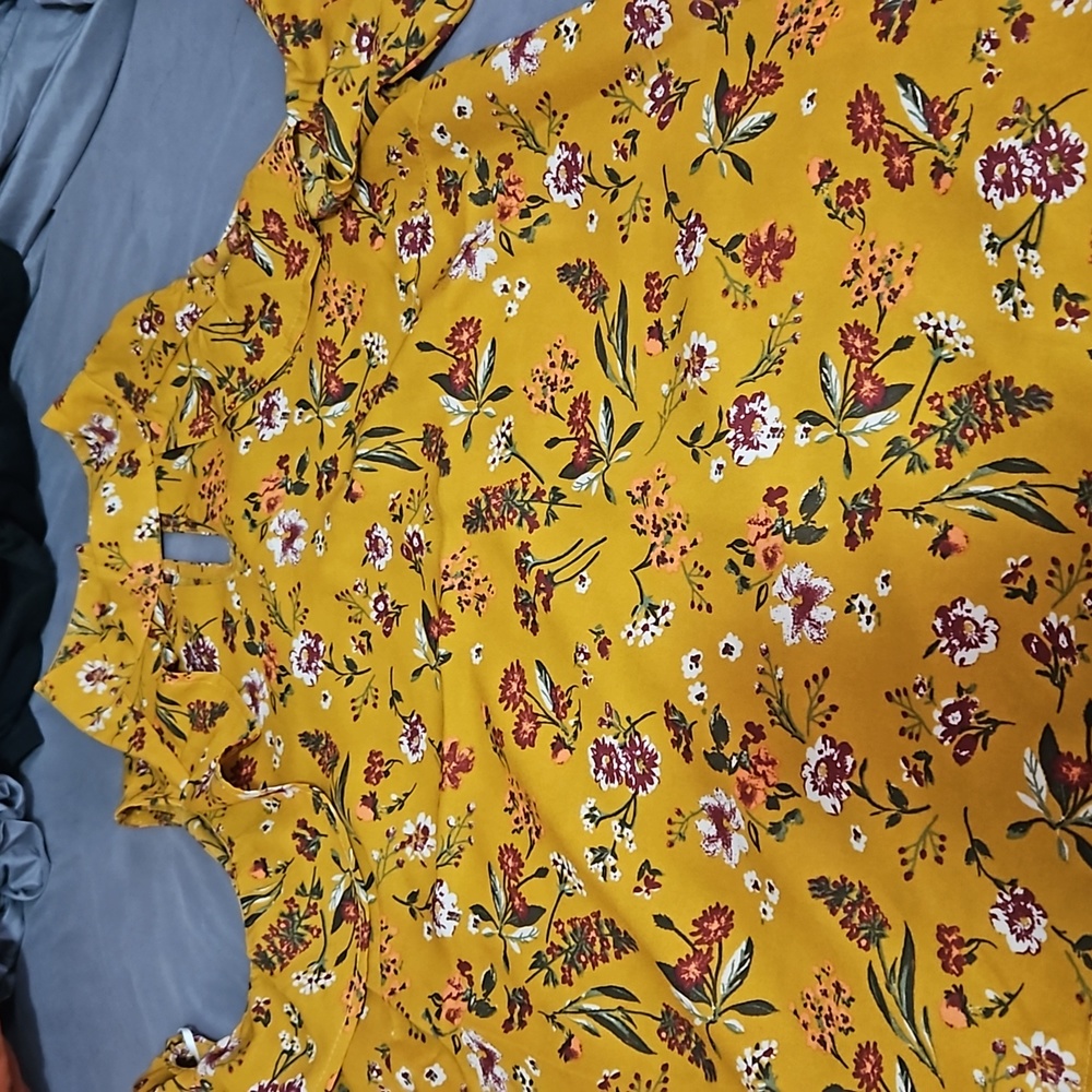 woman's large open shoulder blouse